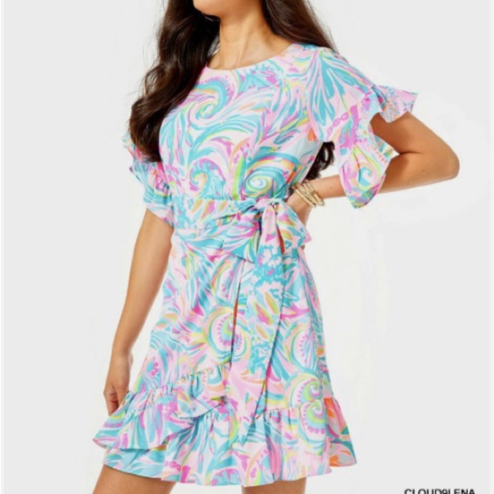 Lilly Pulitzer Darlah Wrap dress size 4